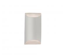 Justice Design Group CER-5750W-BIS - Small ADA LED Tapered Cylinder Wall Sconce (Outdoor)