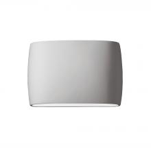 Justice Design Group CER-8899-BIS-LED2-2000 - Wide ADA Large Oval LED Wall Sconce - Open Top & Bottom