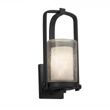 Justice Design Group CLD-7581W-10-MBLK-LED1-700 - Atlantic Small Outdoor LED Wall Sconce