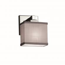 Justice Design Group FAB-8437-55-GRAY-CROM-LED1-700 - Regency ADA 1-Light LED Wall Sconce