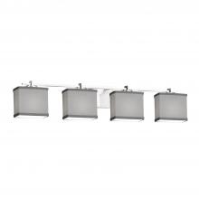 Justice Design Group FAB-8444-55-GRAY-CROM - Era 4-Light Bath Bar