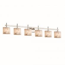 Justice Design Group FAL-8416-30-NCKL - Union 6-Light Bath Bar