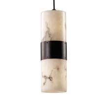 Justice Design Group FAL-8759-10-MBLK-LED2-1400 - Dakota Large 2-Up & Downlight LED Pendant