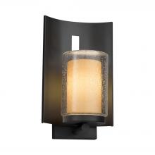 Justice Design Group FSN-7591W-10-ALMD-MBLK-LED1-700 - Embark 1-Light Outdoor LED Wall Sconce