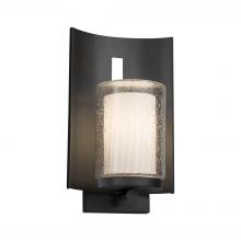 Justice Design Group FSN-7591W-10-RBON-MBLK-LED1-700 - Embark 1-Light Outdoor LED Wall Sconce