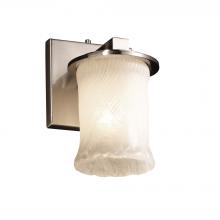 Justice Design Group GLA-8771-16-WHTW-NCKL-LED1-700 - Dakota 1-Light LED Wall Sconce