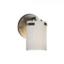 Justice Design Group POR-8451-10-WFAL-NCKL-LED1-700 - Atlas 1-Light LED Wall Sconce