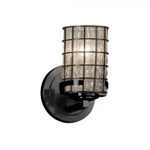 Justice Design Group WGL-8451-10-GRCB-MBLK-LED1-700 - Atlas 1-Light LED Wall Sconce