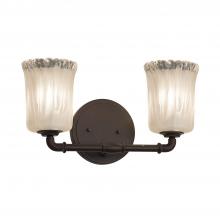 Justice Design Group GLA-8462-16-WTFR-DBRZ-LED2-1400 - Bronx 2-Light LED Bath Bar