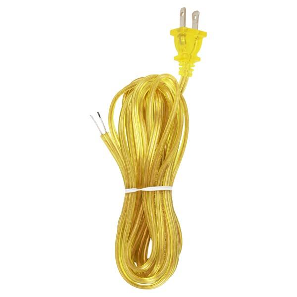 12 Ft.Full Tinned Cord Sets18/2 SPT-2-105C Cord Sets - Molded Plug - Full Tinned Tips for Push-In