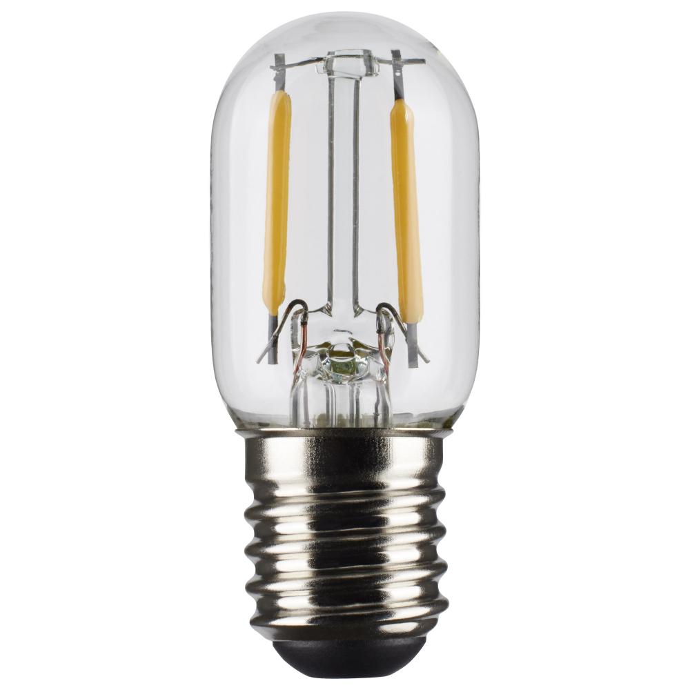 3 Watt T6.5 LED; Clear; Intermediate Base; 200 Lumens; 2700K