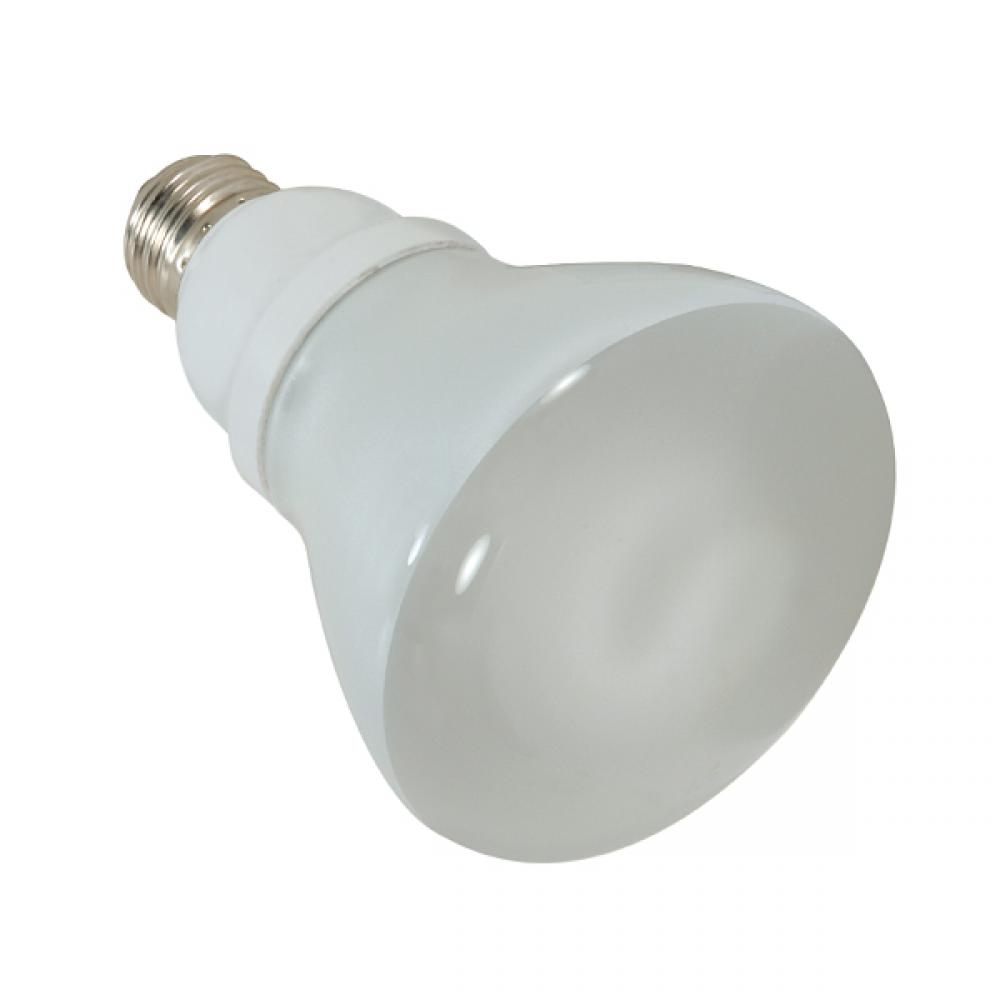 15 Watt; R30 Compact Fluorescent; 2700K; 82 CRI; Medium base; 120 Volt