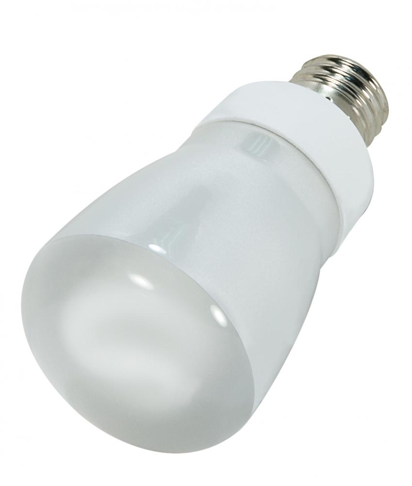 5 Watt; R20 Compact Fluorescent; 4100K; 82 CRI; Medium base; 120 Volt