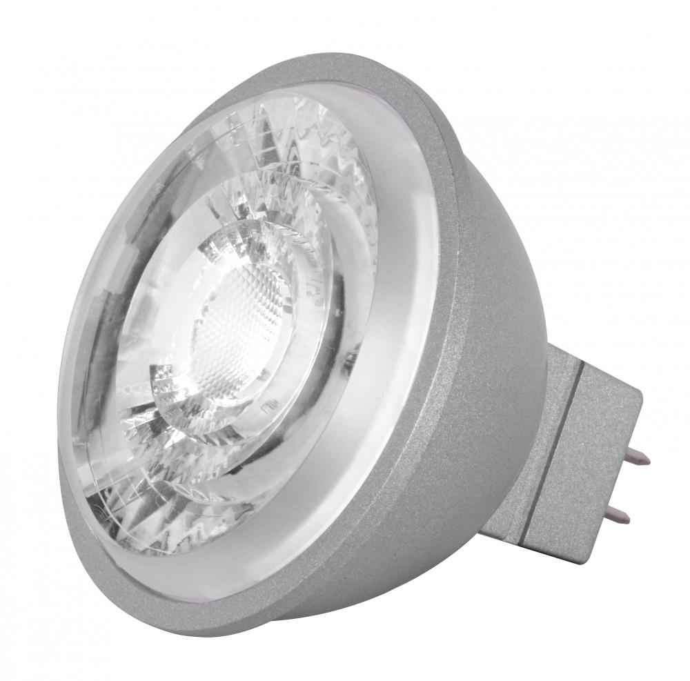 8W; LED MR16; 3500K; 15 deg. beam spread; GU5.3 base; 12 Volt AC/DC