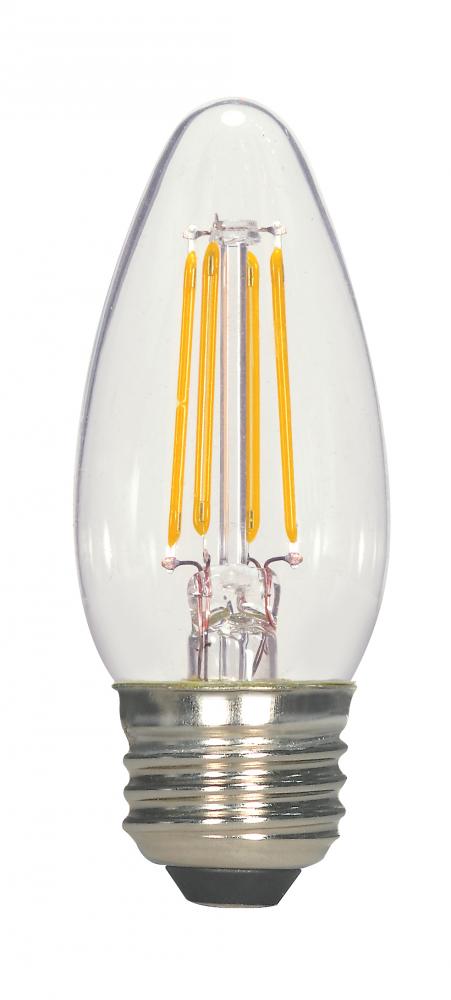 Discontinued - 4.5 Watt C11 LED Filament; Clear; Medium base; 2700K; 450 Lumens; 120 Volt