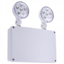 Satco Products Inc. 67/580 - Emergency Light; 120-347V; 2HR Backup; Universal Mounting; Wet Location; White Finish