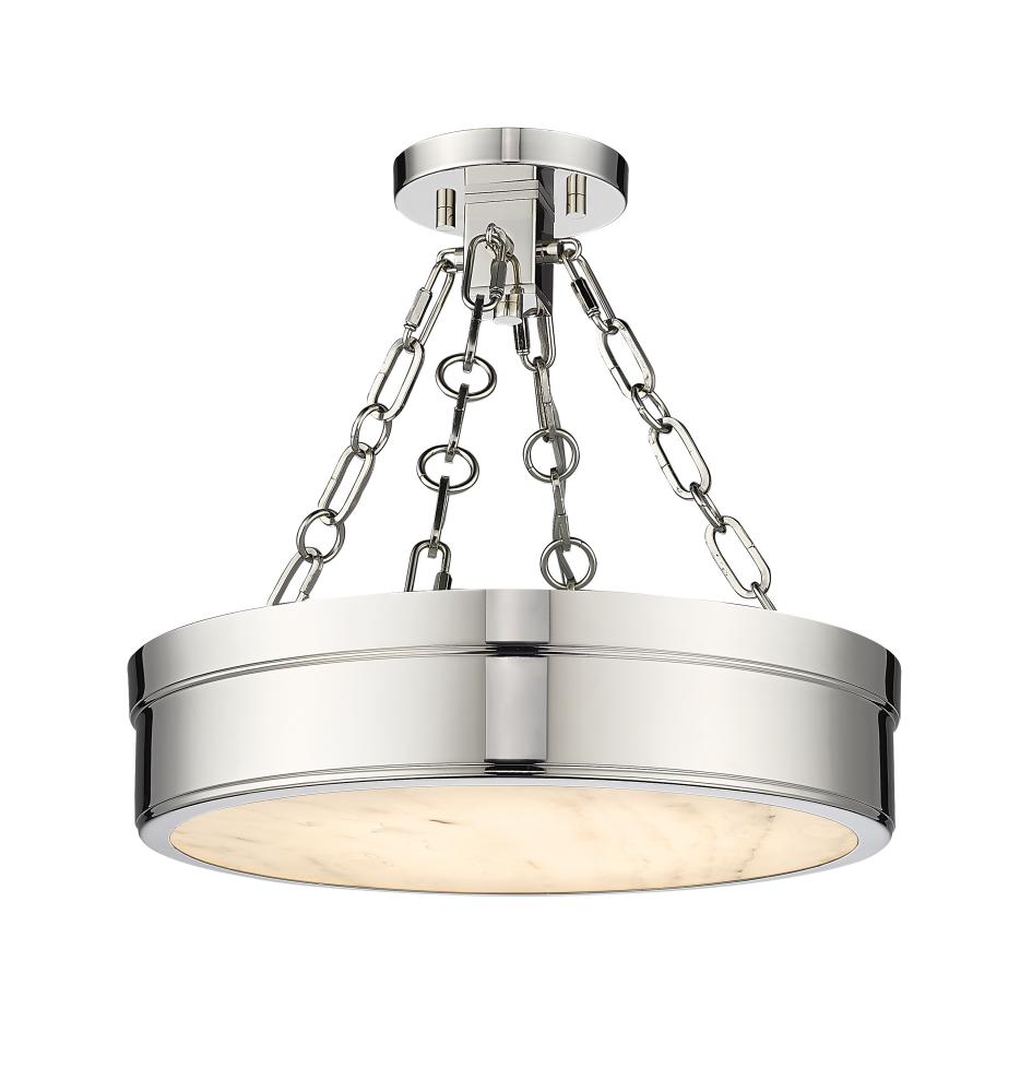 1 Light Semi Flush Mount