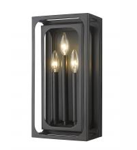 Z-Lite 3038-3S-MB - 3 Light Wall Sconce