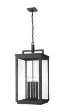 Z-Lite 5019CHXXL-BK - 6 Light Outdoor Chain Mount Ceiling Fixture