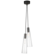 Visual Comfort & Co. Signature Collection RB 5111BZ-CG - Osvaldo 4" Double Pendant