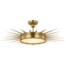 Visual Comfort & Co. Signature Collection SK 4192HAB-WG - Soleil 36" Semi-Flush Mount