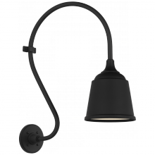 Visual Comfort & Co. Signature Collection TOB 2804MBK/S5-MBK - Academy 15" Larrabee Barn Light