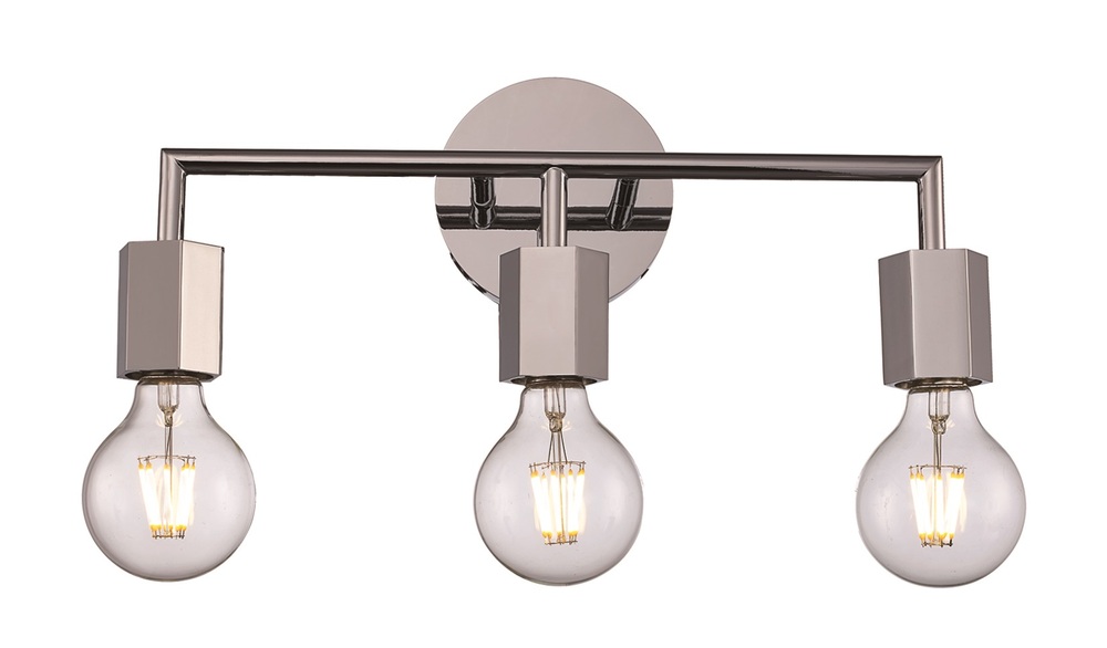 Placerville Bulb-Style Industrial 3-Light Vanity Light