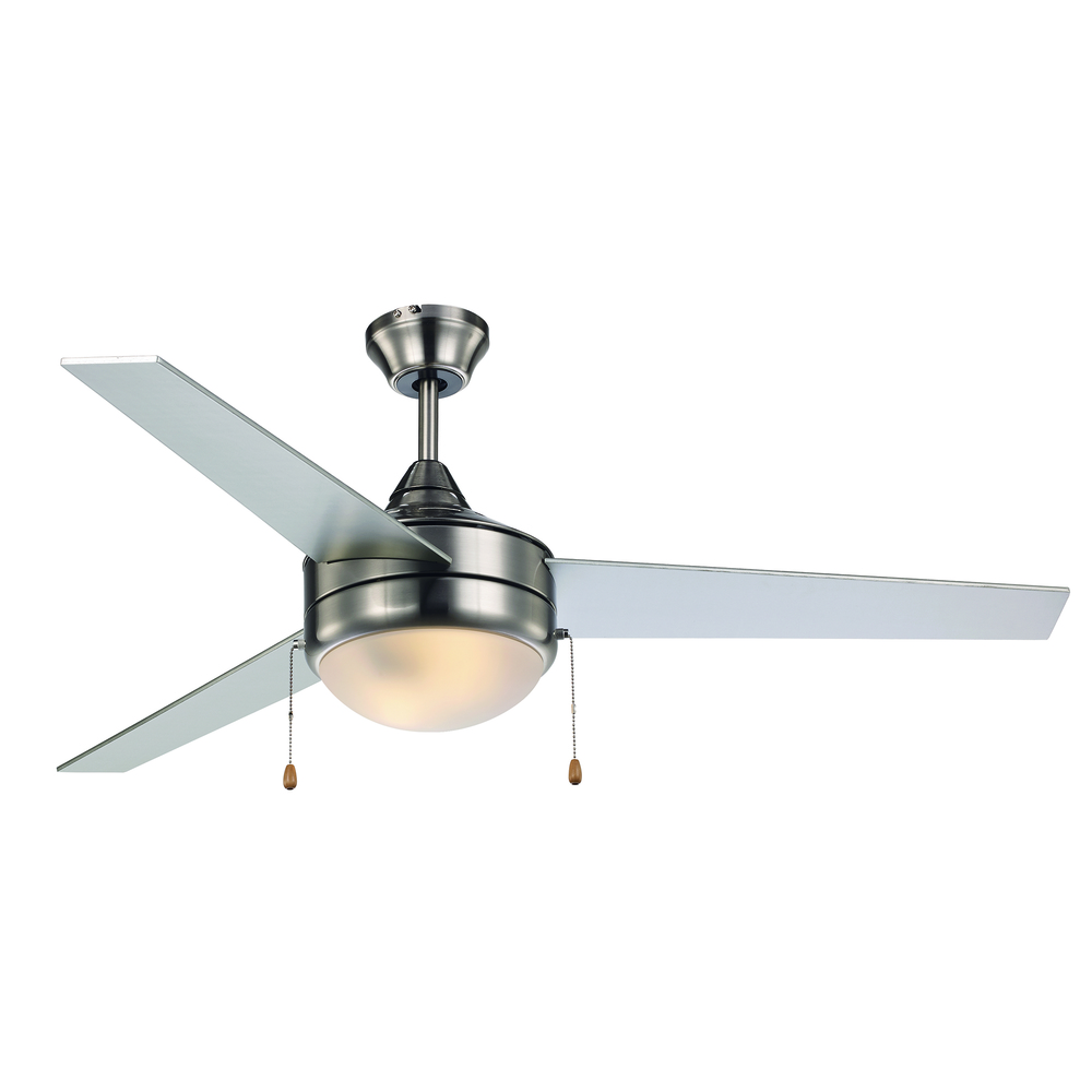 Cappleman 3-Blade Indoor Ceiling Fan with Light Kit and On/Off Pull Chains