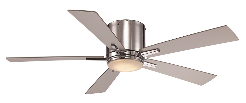 Finnley Collection Indoor LED Light, 5-Blade Ceiling Fan with Opal Glass Lens