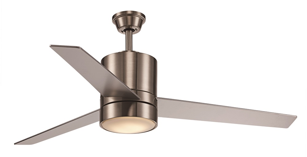 Finnley Collection Indoor LED Light, 3-Blade Ceiling Fan with Opal Glass Lens