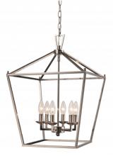 Trans Globe 10266 PC - Lacey 16" Pendant Style Cage Chandelier