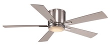 Trans Globe F-1017 PC - Finnley Collection Indoor LED Light, 5-Blade Ceiling Fan with Opal Glass Lens