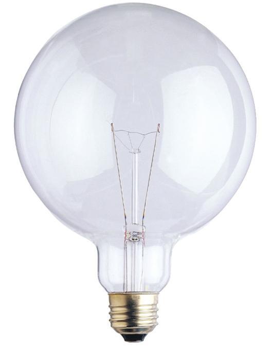 60W G40 Incandescent Clear E26 (Medium) Base, 120 Volt, Box