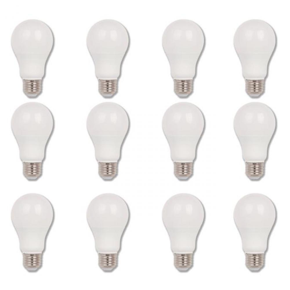 9.5W Omni A19 LED 2700K E26 (Medium) Base, 120 Volt, Box, 12-Pack