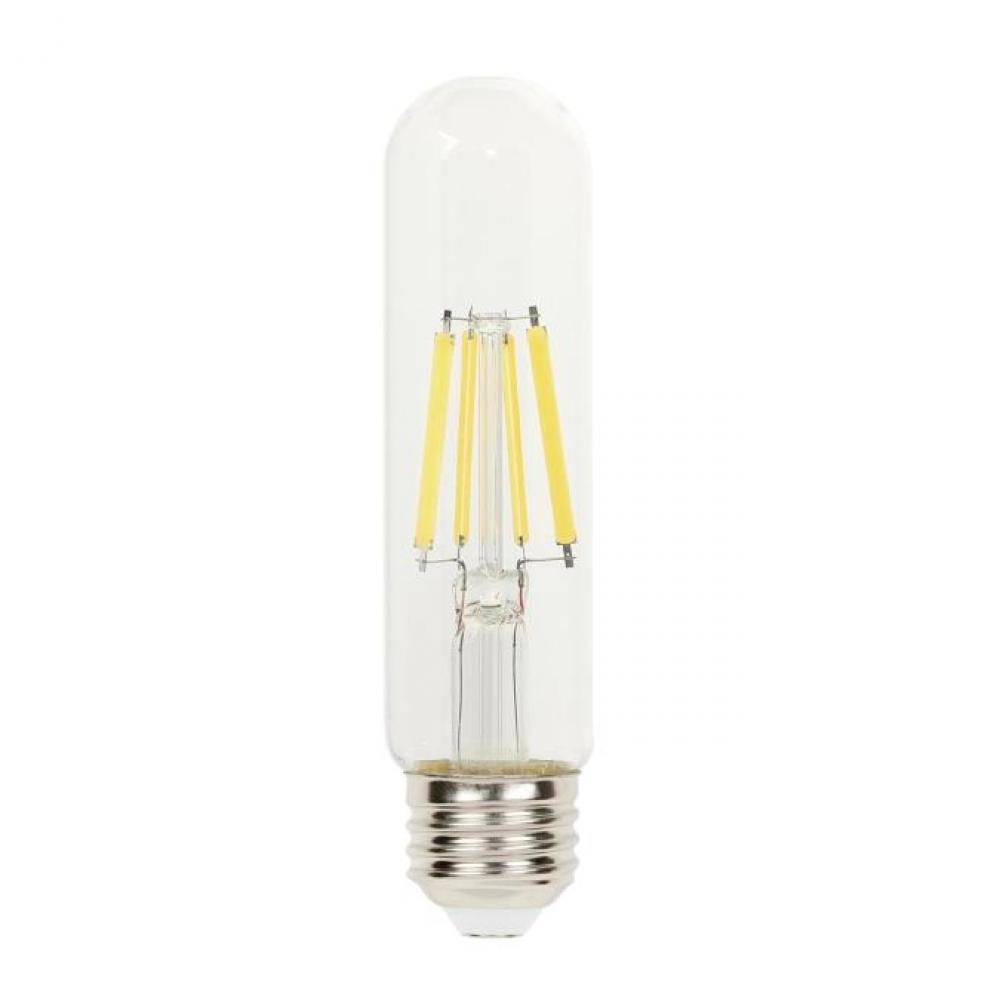 8W T10 Filament LED Dimmable Clear 2700K E26 (Medium) Base, 120 Volt, Box