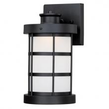 Westinghouse 6579100 - Dimmable LED Wall Fixture Matte Black Finish Frosted Glass