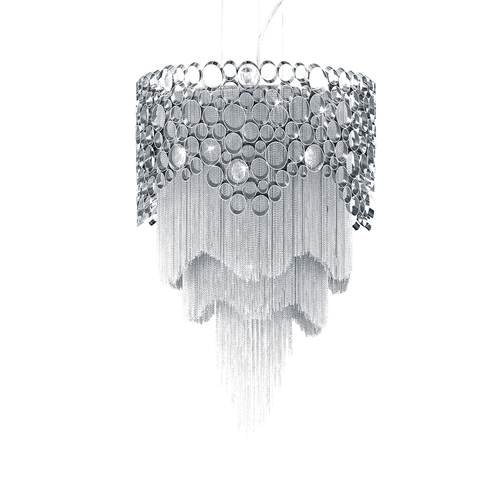 Cameo, 6Lt Pendant, Nickel