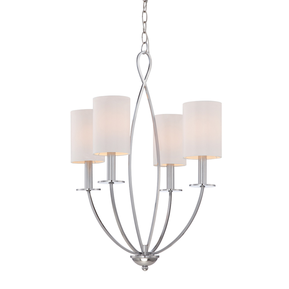 Castana, 4Lt Chandelier, Chrome