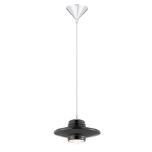 Eurofase 22971-029 - Disco, 1Lt Pendant, Large, Chrome/Black