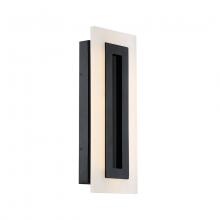 Modern Forms US Online WS-W46817-BK - Shadow Outdoor Wall Sconce Light