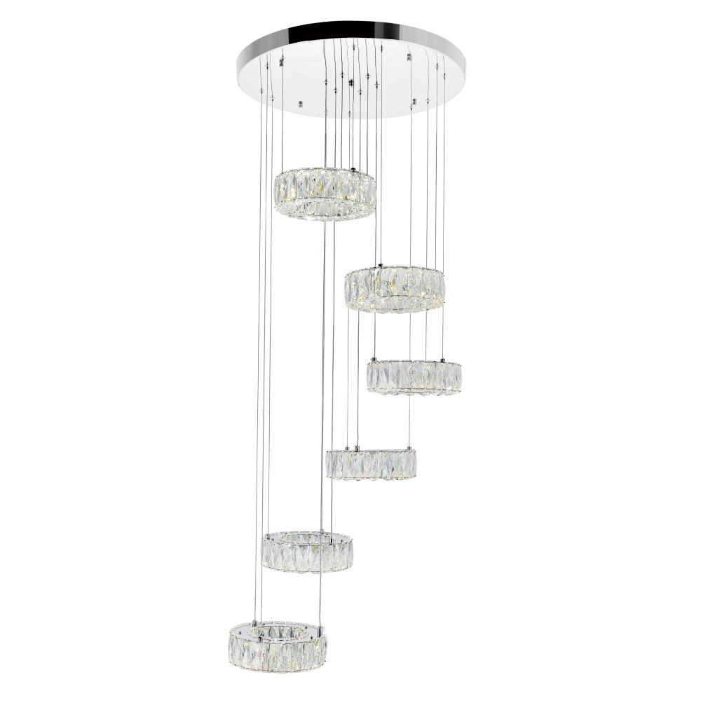 Madeline LED Chandelier With Chrome Finish