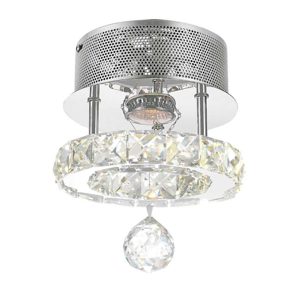 Ring LED Flush Mount With Chrome Finish