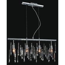 CWI Lighting 5549P30C - Janine 4 Light Down Chandelier With Chrome Finish