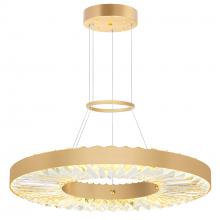 CWI Lighting 1219P24-1-625 - Bjoux LED Chandelier With Sun Gold Finish