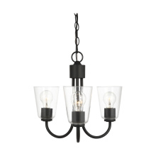 Generation Lighting GLC1153MBK - Miles Three Light Chandelier