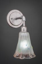 Toltec Company 181-AS-721 - Vintage Wall Sconce Shown In Aged Silver Finish