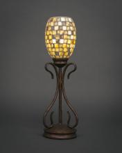 Toltec Company 31-BRZ-408 - Swan Mini Table Lamp Shown In Bronze Finish