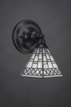 Toltec Company 40-MB-9105 - Wall Sconce Shown In Matte Black Finish