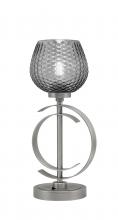Toltec Company 56-GP-4602 - Accent Lamp, Graphite Finish, 6" Smoke Textured Glass