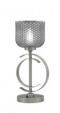 Toltec Company 56-GP-4612 - Accent Lamp, Graphite Finish, 6" Smoke Textured Glass